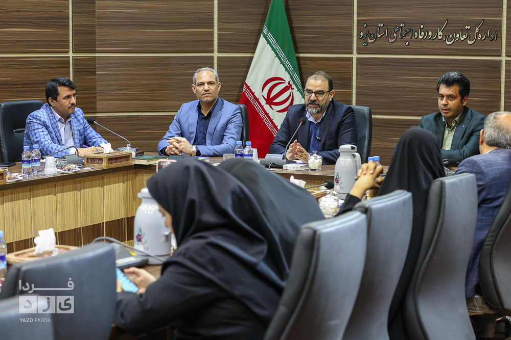 نشست خبری چهارمین دوره مسابقات المپیاد ورزش کارگری استان یزد