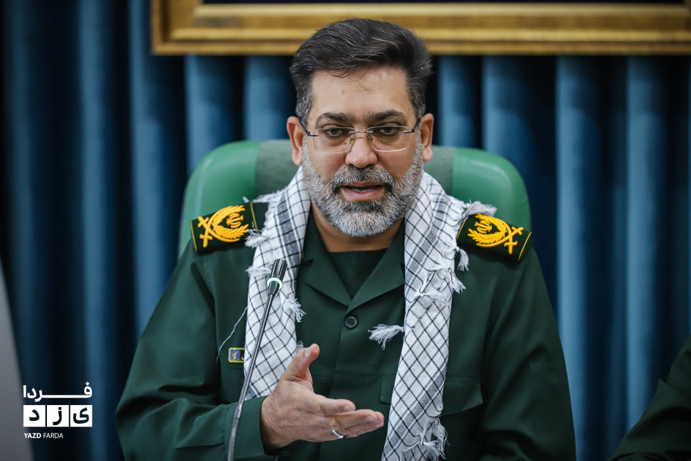 نشست خبری فرمانده سپاه الغدیر استان یزد