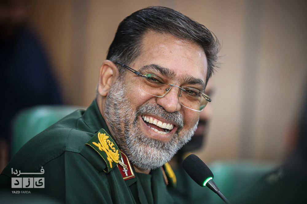 نشست خبری  فرمانده سپاه الغدیر یزد