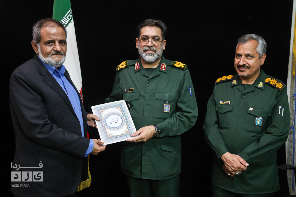 بازدید فرمانده سپاه الغدیر یزد از پایگاه خبری یزدفردا