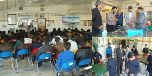 بازدید فرماندار ابرکوه از مرکز آموزش فنی و حرفه ای  در هفته بازدید همگانی