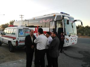 اعزام تیم امدادی اورژانس 115 یزد به عتبات عالیات