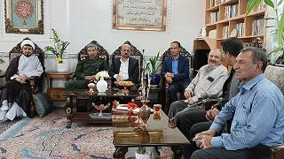 دیدار فرماندار شهربابک با جانباز دوران دفاع مقدس